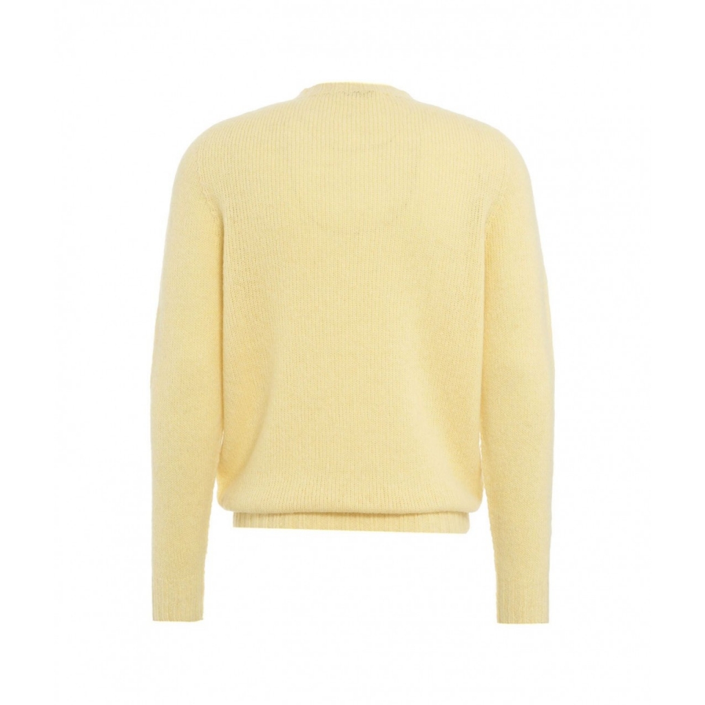 Maglione in misto lana alpaca giallo