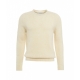 Maglione in misto lana alpaca bianco
