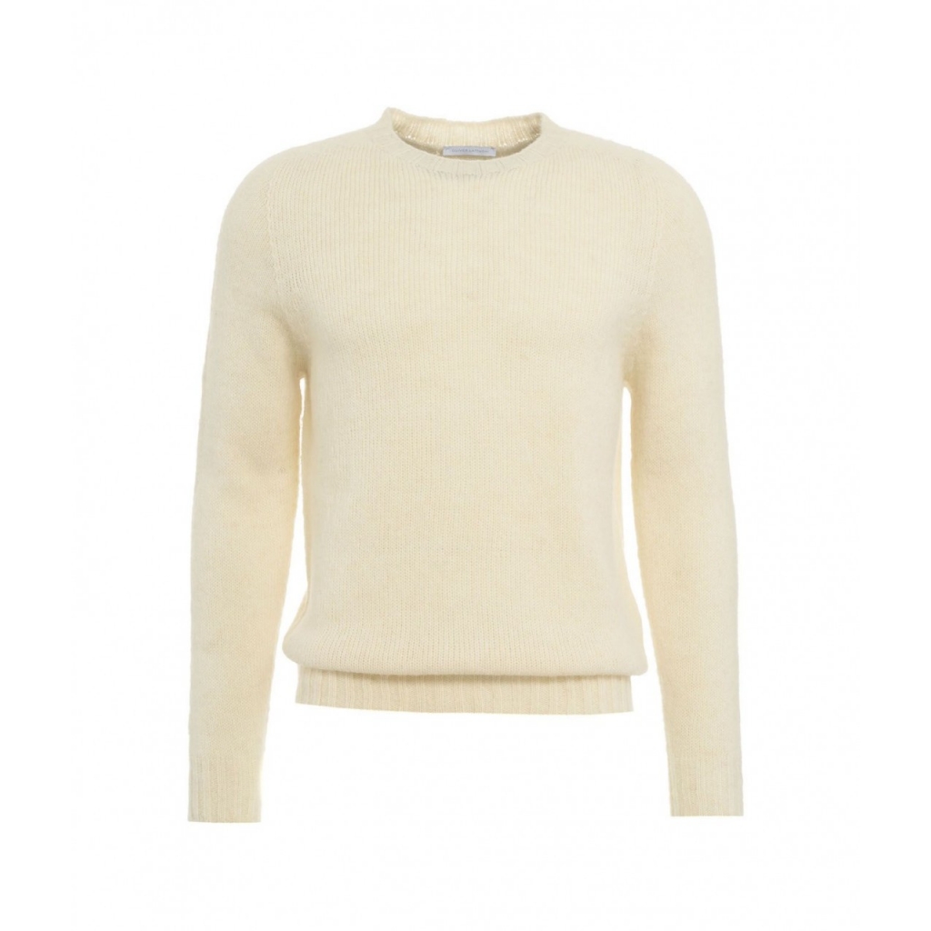 Maglione in misto lana alpaca bianco