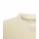 Maglione in misto lana alpaca bianco