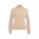 Maglione in misto lana alpaca rosa chiaro