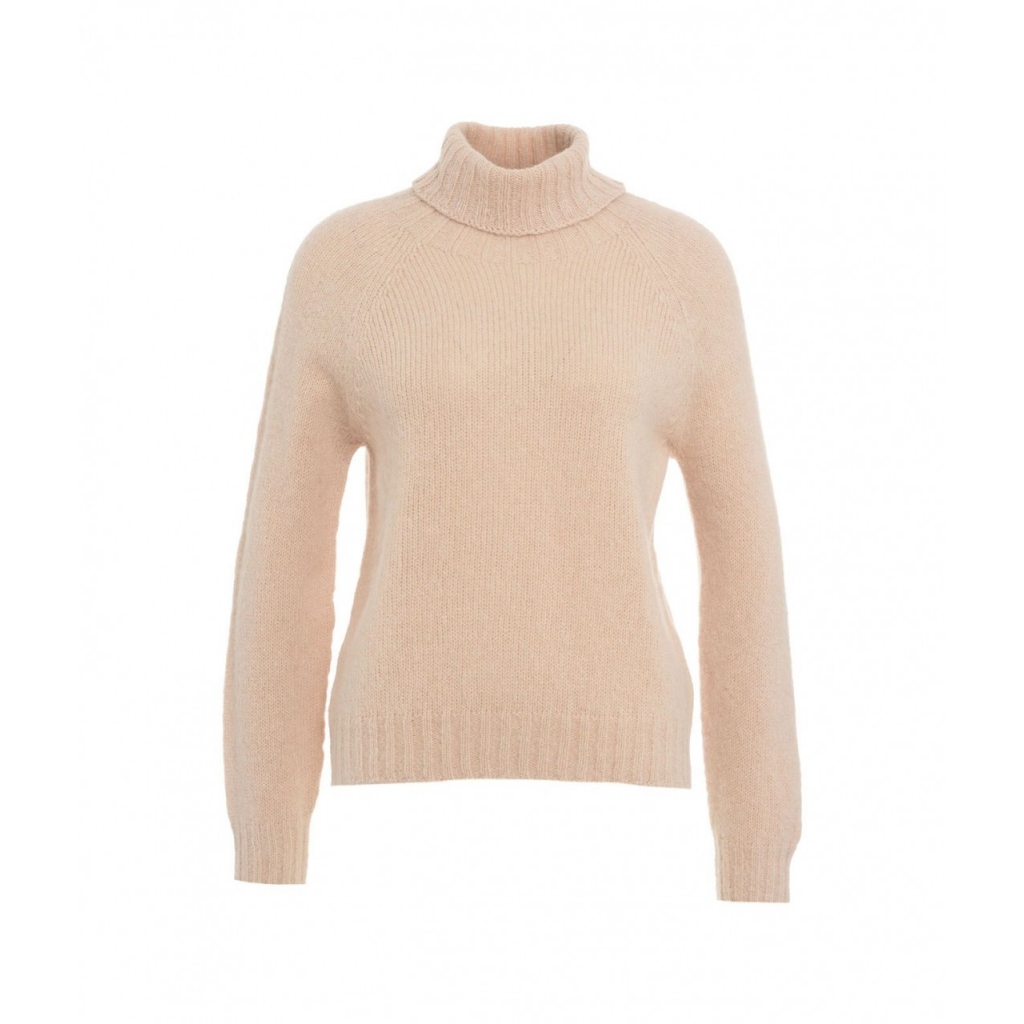 Maglione in misto lana alpaca rosa chiaro