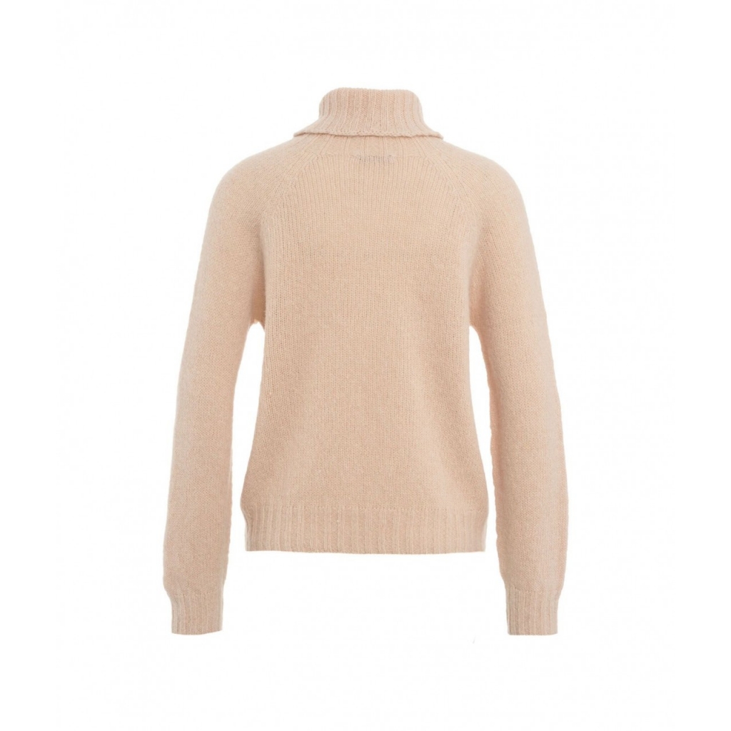Maglione in misto lana alpaca rosa chiaro