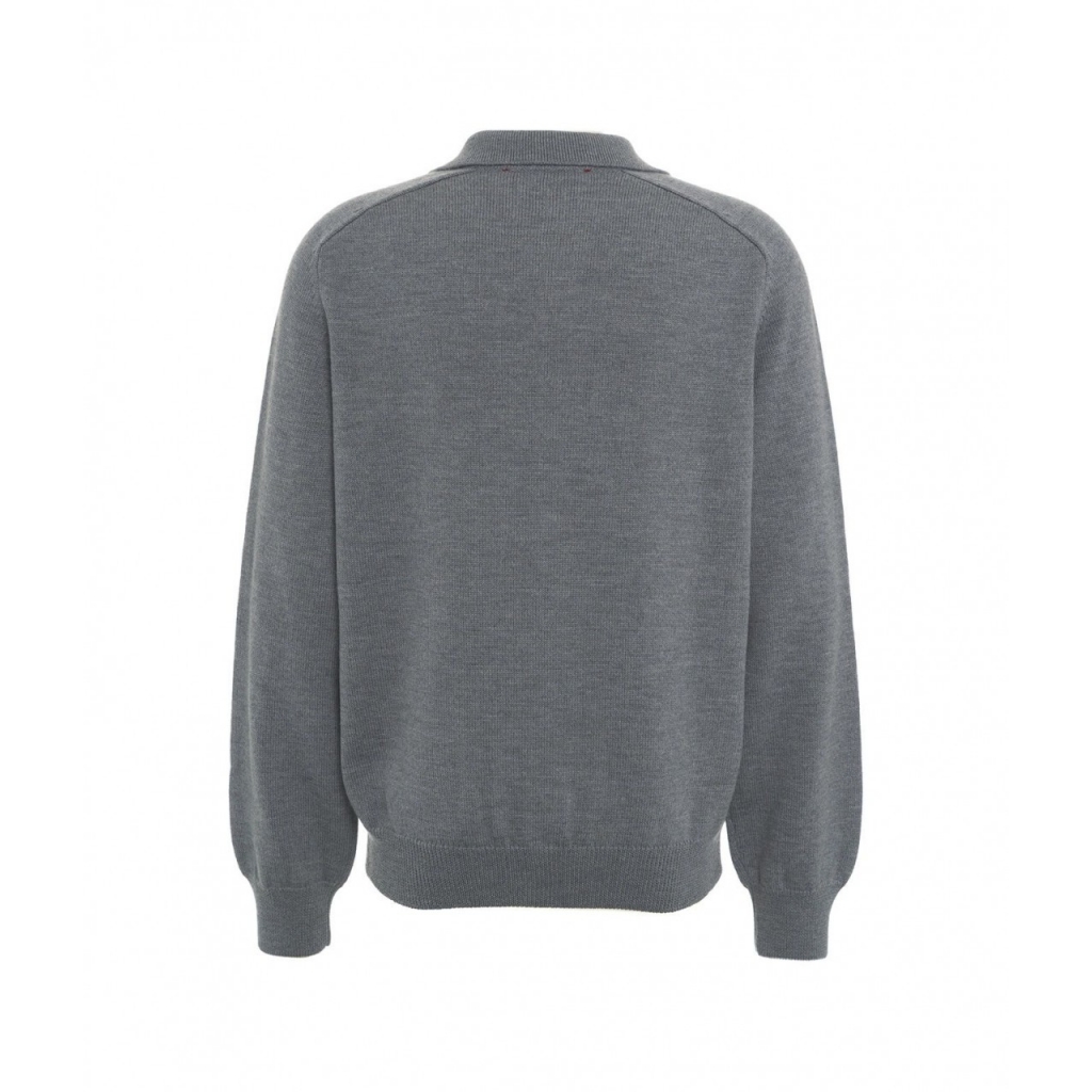 Cardigan in maglia grigio