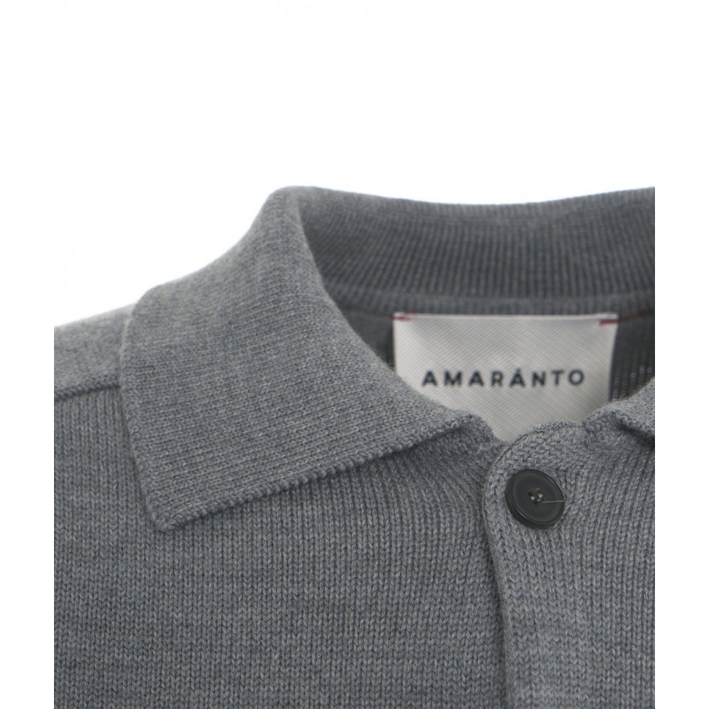 Cardigan in maglia grigio