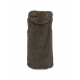 Gilet in pelliccia ecologica marrone