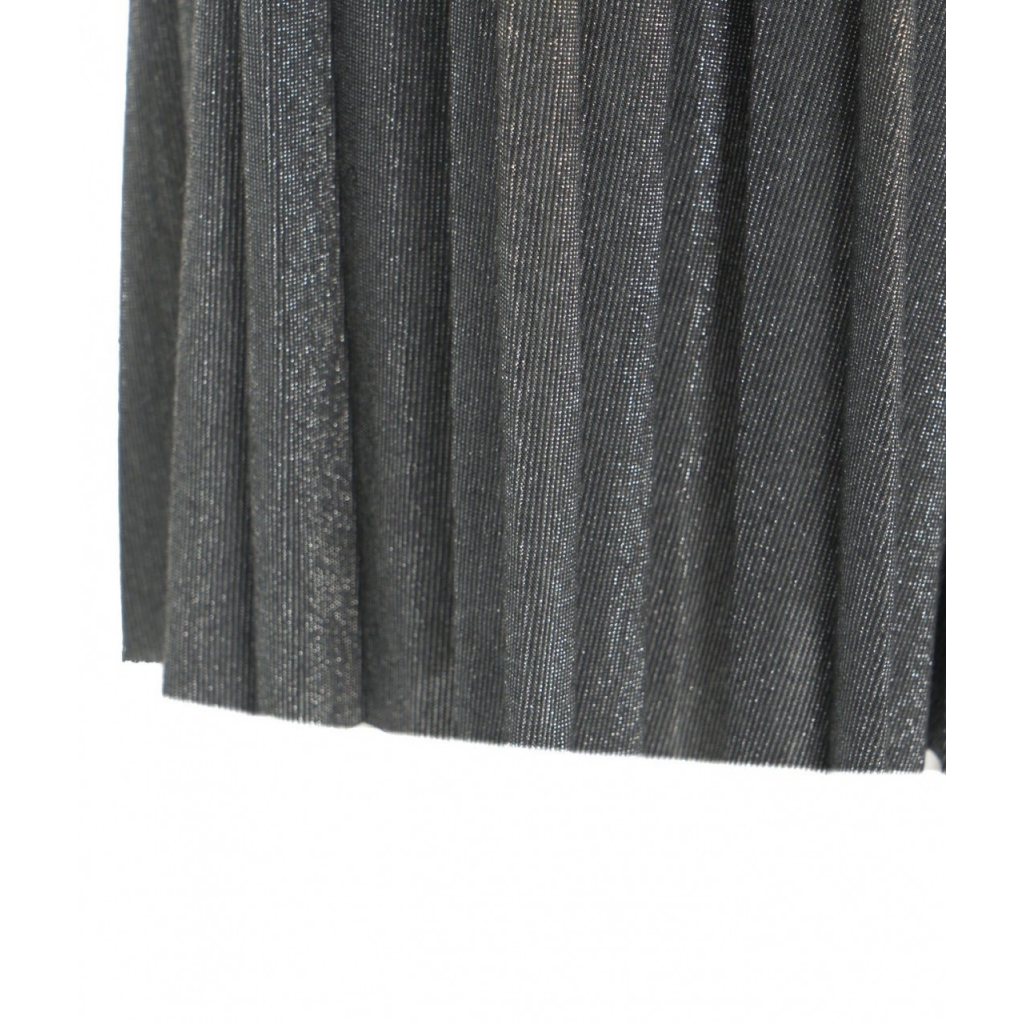 Tuta con glitter e drappeggi argento