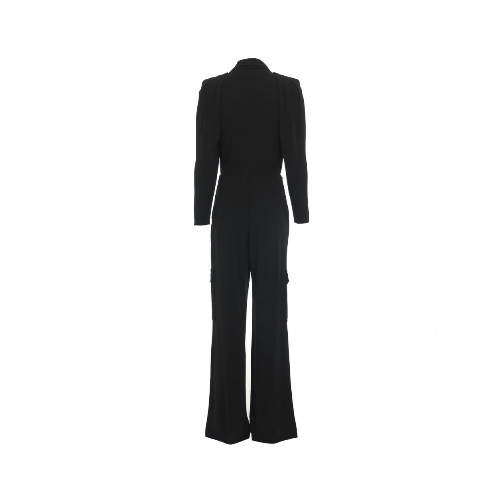 Tuta in jersey crpe nero