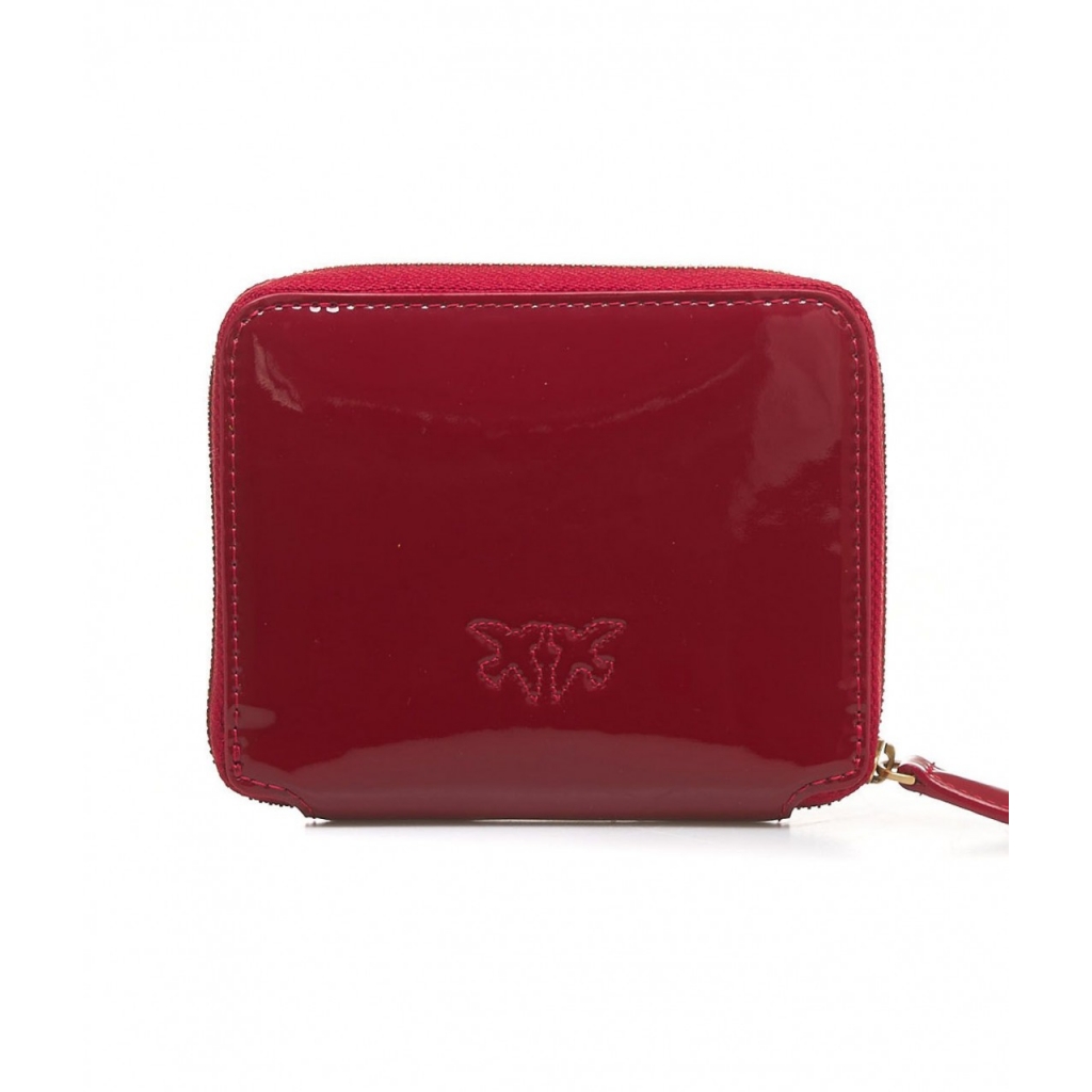 Portafoglio con logo rosso