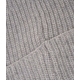 Berretto a maglia in cashmere grigio chiaro