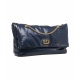 Borsa a spalla grande Lumi blu scuro