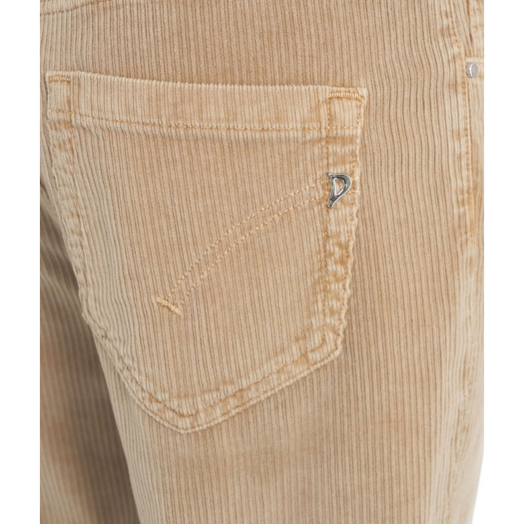 Pantaloni di velluto a coste Koons marrone chiaro