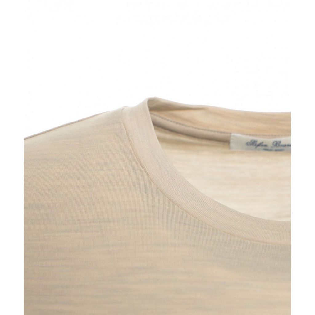 T-shirt in jersey merino Enno beige