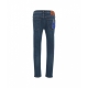 Jeans slim cropped carrot Scott blu