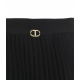 Gonna in tulle plissettata nero