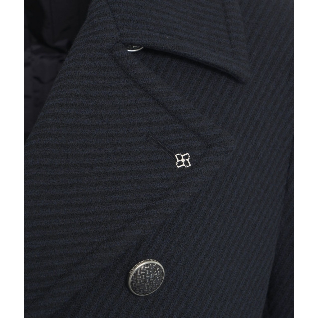Pea coat Monaco blu scuro