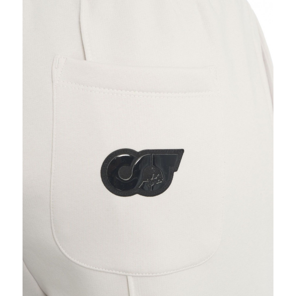 Pantaloni jogging con logo Pera bianco