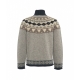 Cardigan con motivo norvegese Luwall grigio