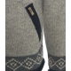 Cardigan con motivo norvegese Luwall grigio