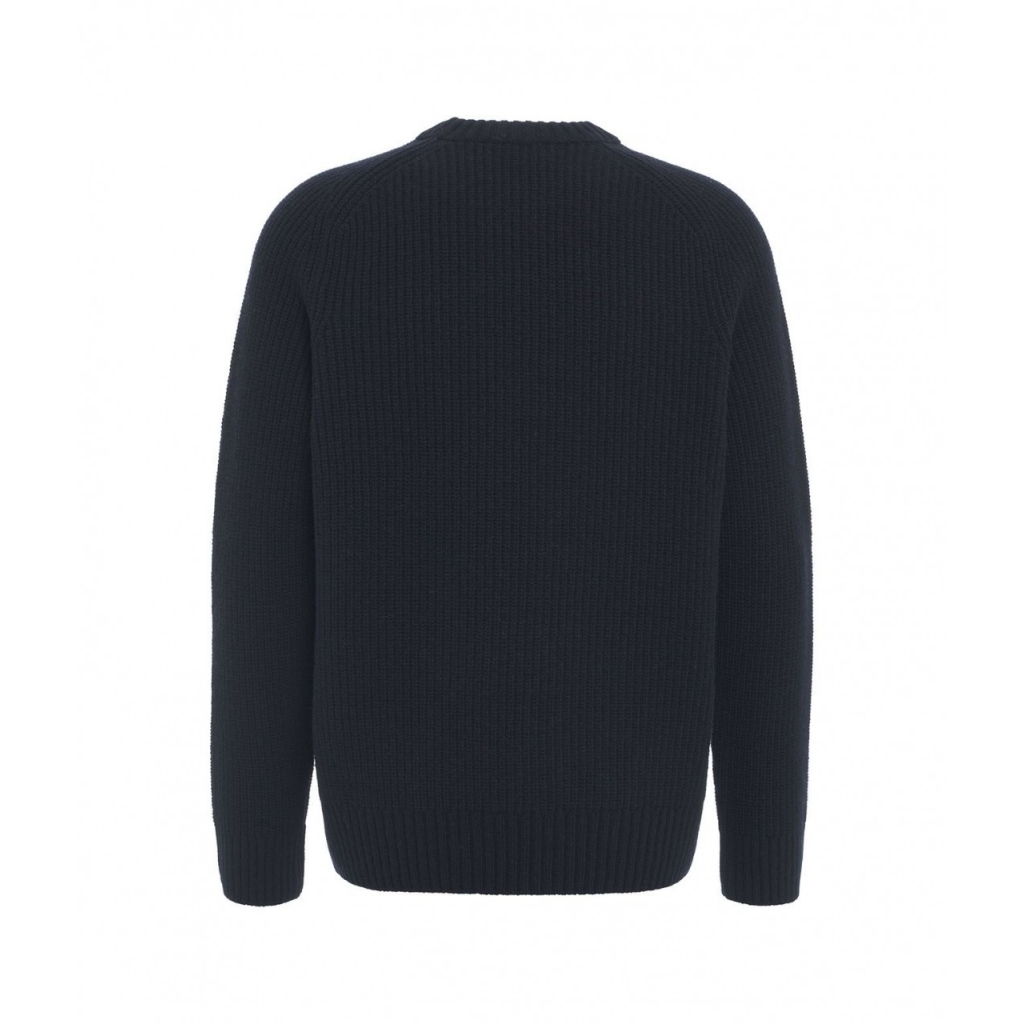 Maglione in lana blu scuro