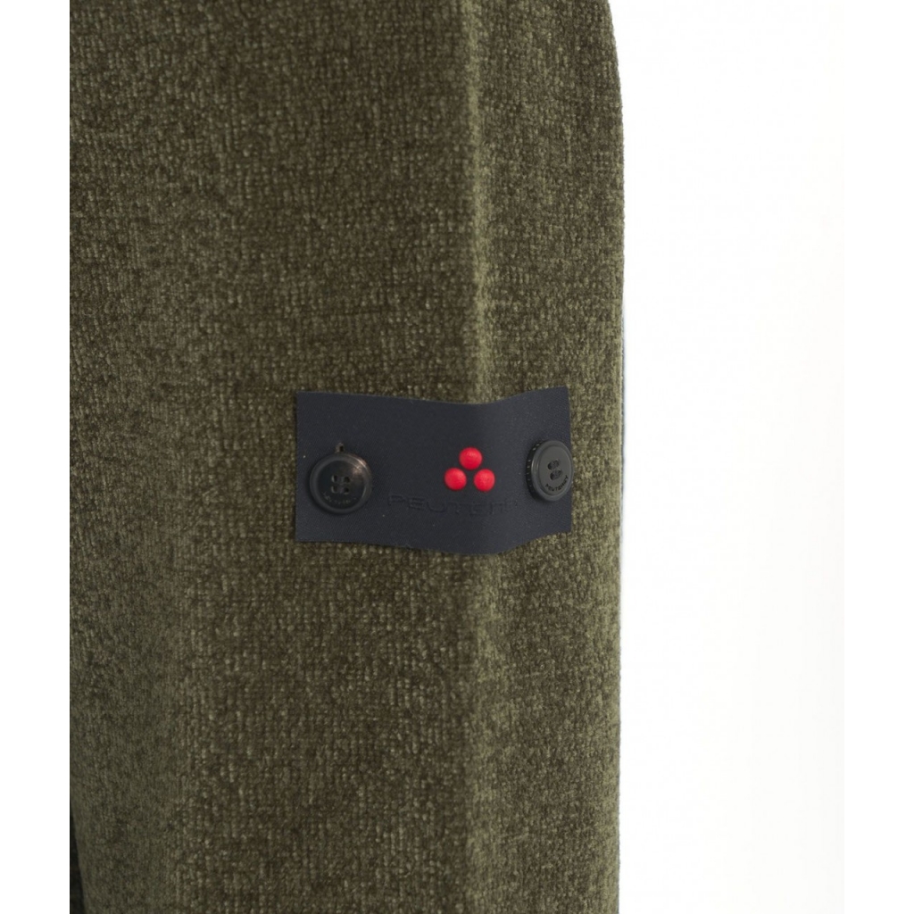 Maglione dolcevita in velluto verde