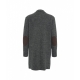 Cappotto in jersey di lana grigio