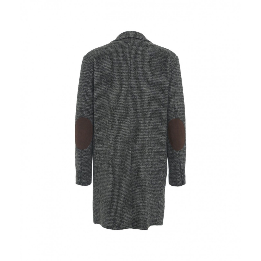 Cappotto in jersey di lana grigio