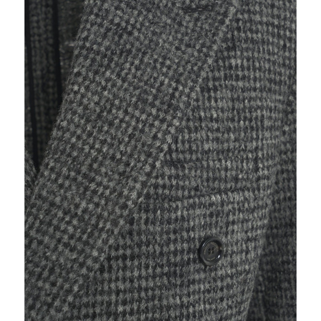 Cappotto in jersey di lana grigio