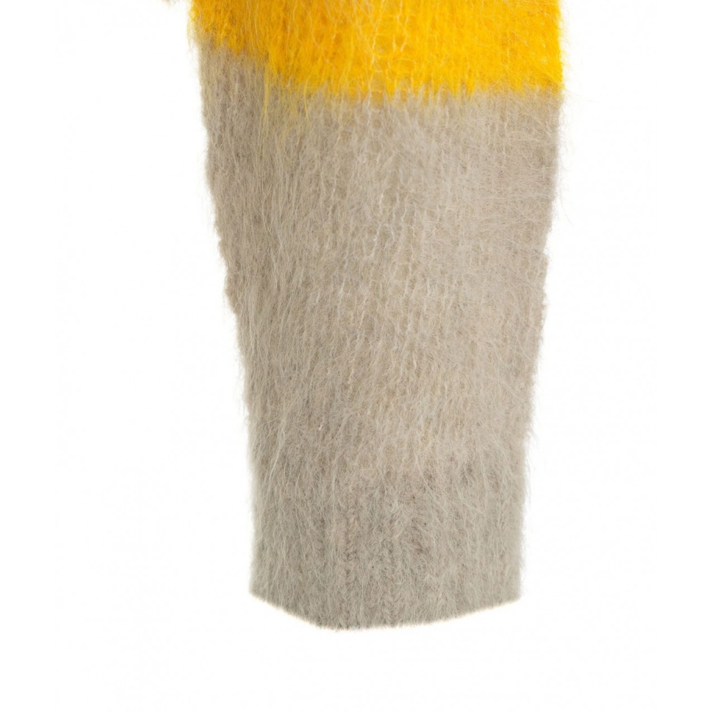 Pullover in maglia a righe Bymi beige