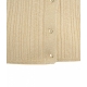 Cardigan in maglia lurex oro