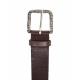 Cintura in pelle Ravel marrone scuro