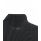 Abito in maglia metallizzata nero