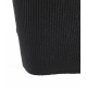 Abito in maglia metallizzata nero