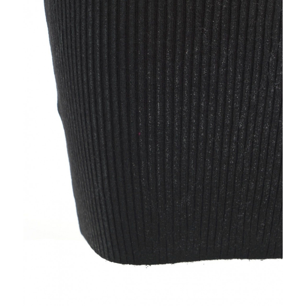 Abito in maglia metallizzata nero