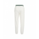 Pantaloni jogging con dettagli logo bianco