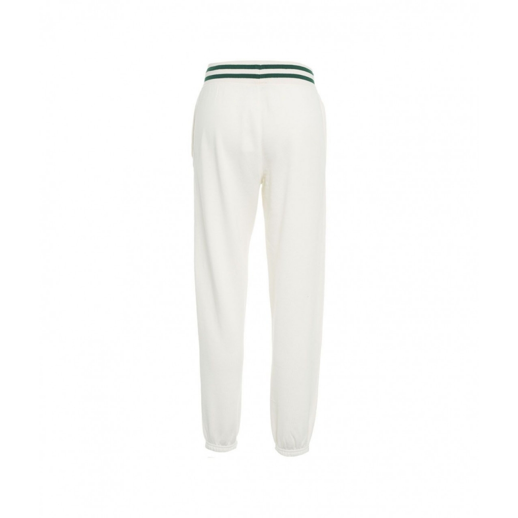 Pantaloni jogging con dettagli logo bianco