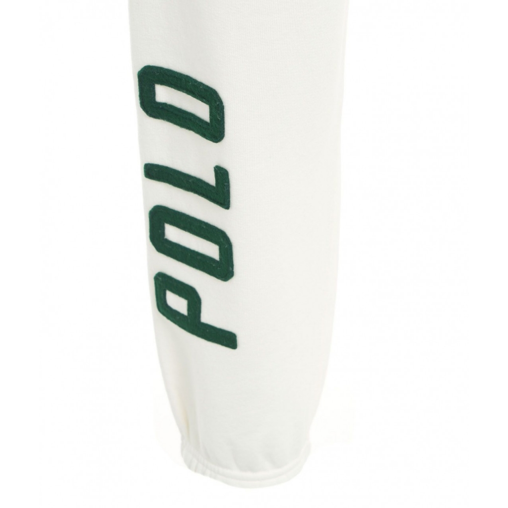 Pantaloni jogging con dettagli logo bianco
