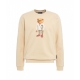 Felpa con stampa XCII beige