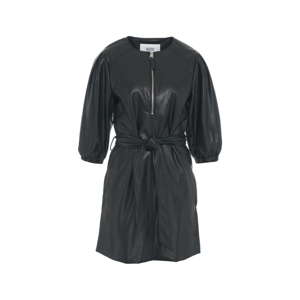 Abito in ecopelle nero