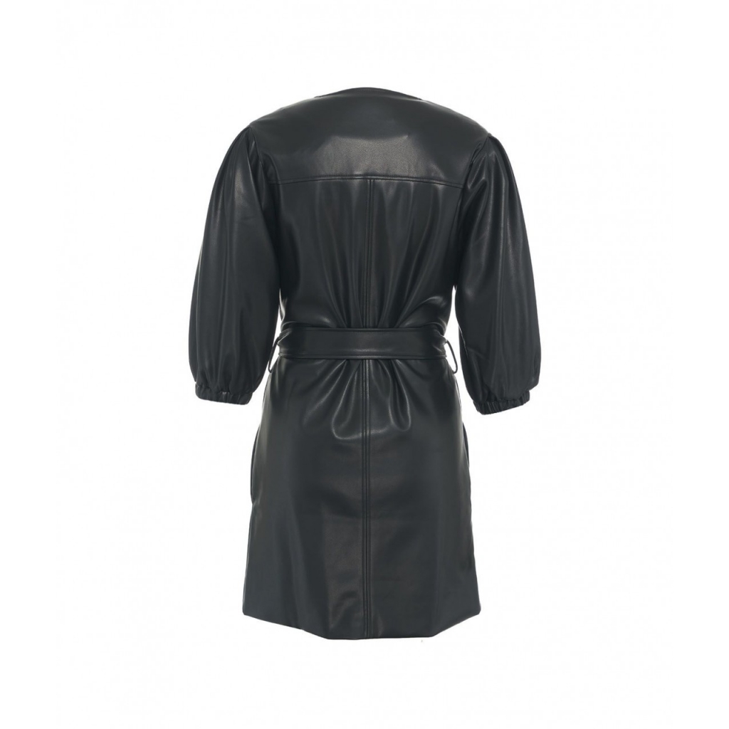 Abito in ecopelle nero