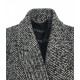 Cappotto oversize in lana Butter nero