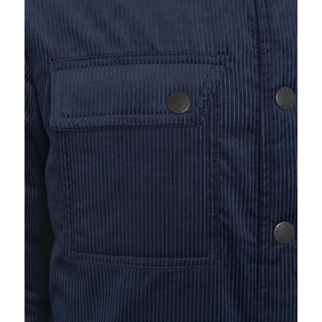 Giacca overshirt imbottita Belluno blu scuro