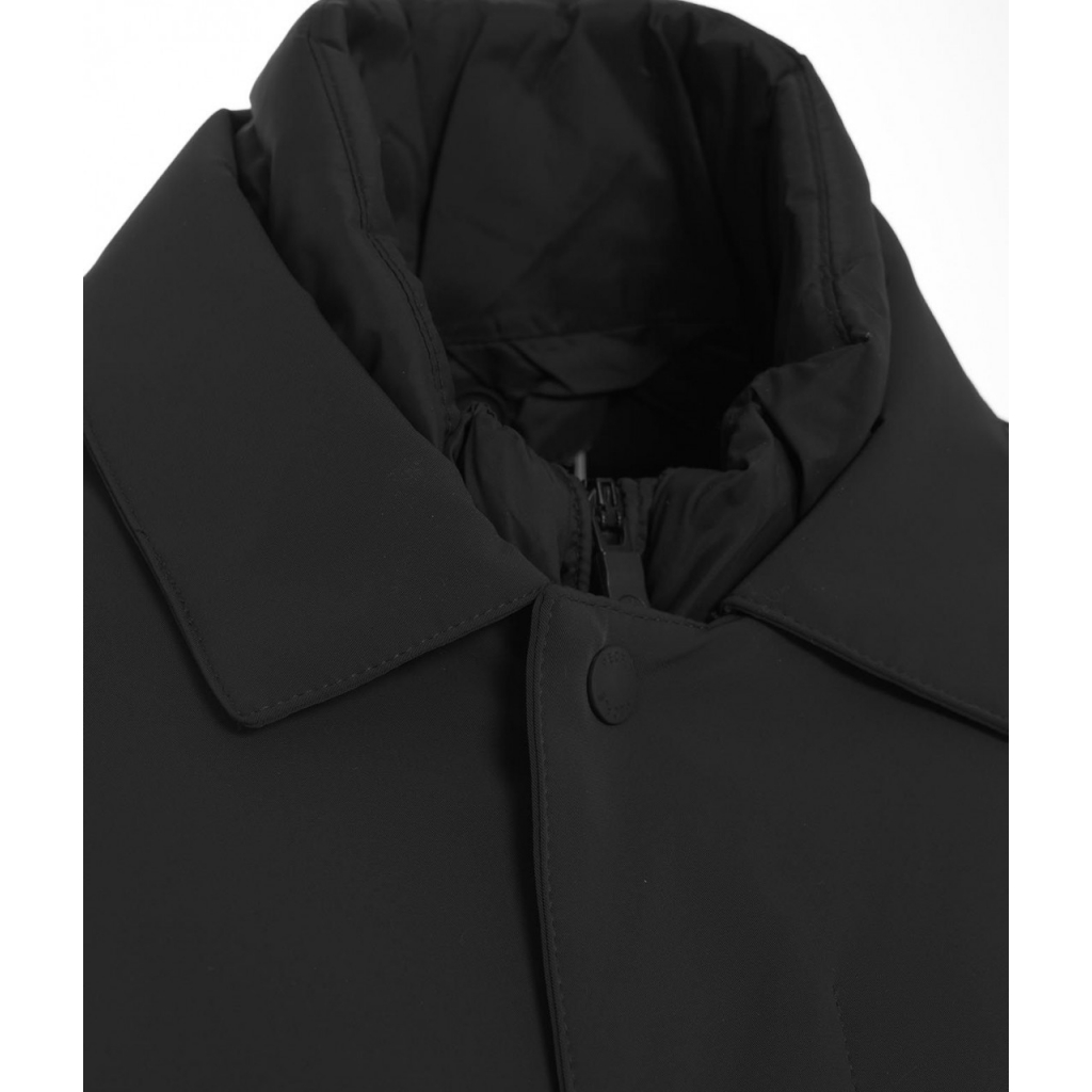 Cappotto Mackintosh imbottito Akkaido nero