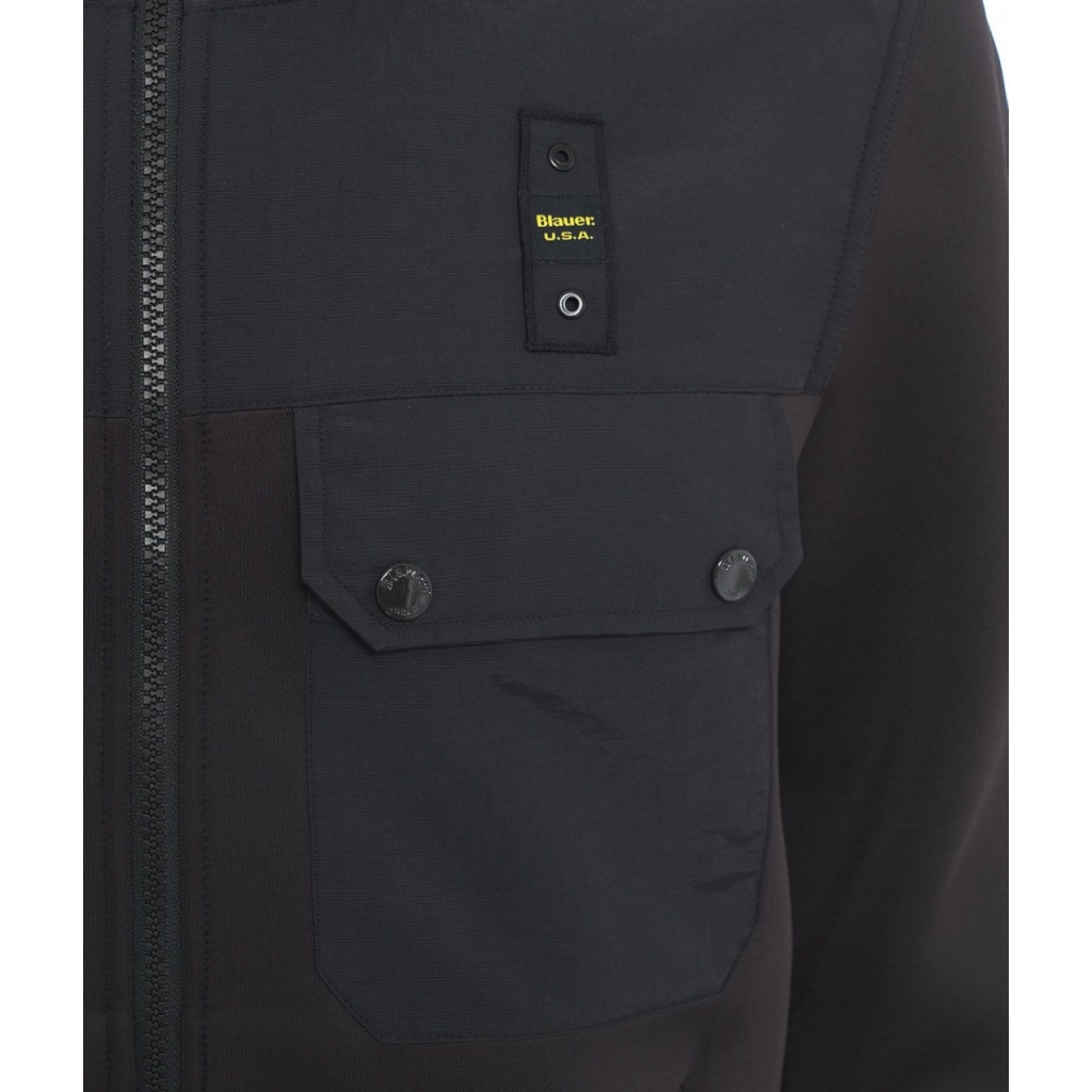 Giacca in jersey stretch Rodman nero