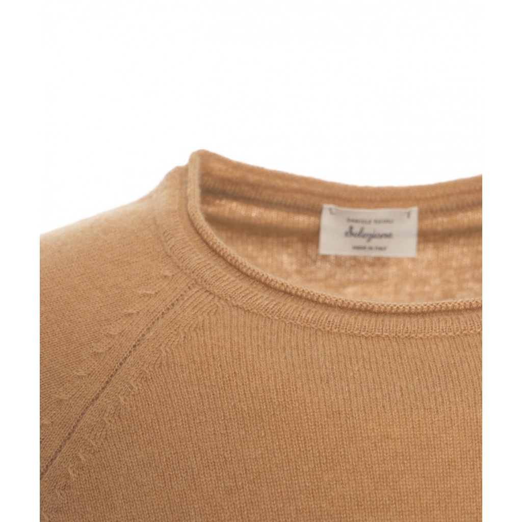 Maglione in cashmere Cammello