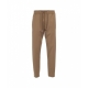 Pantaloni chino in flanella Yuri marrone