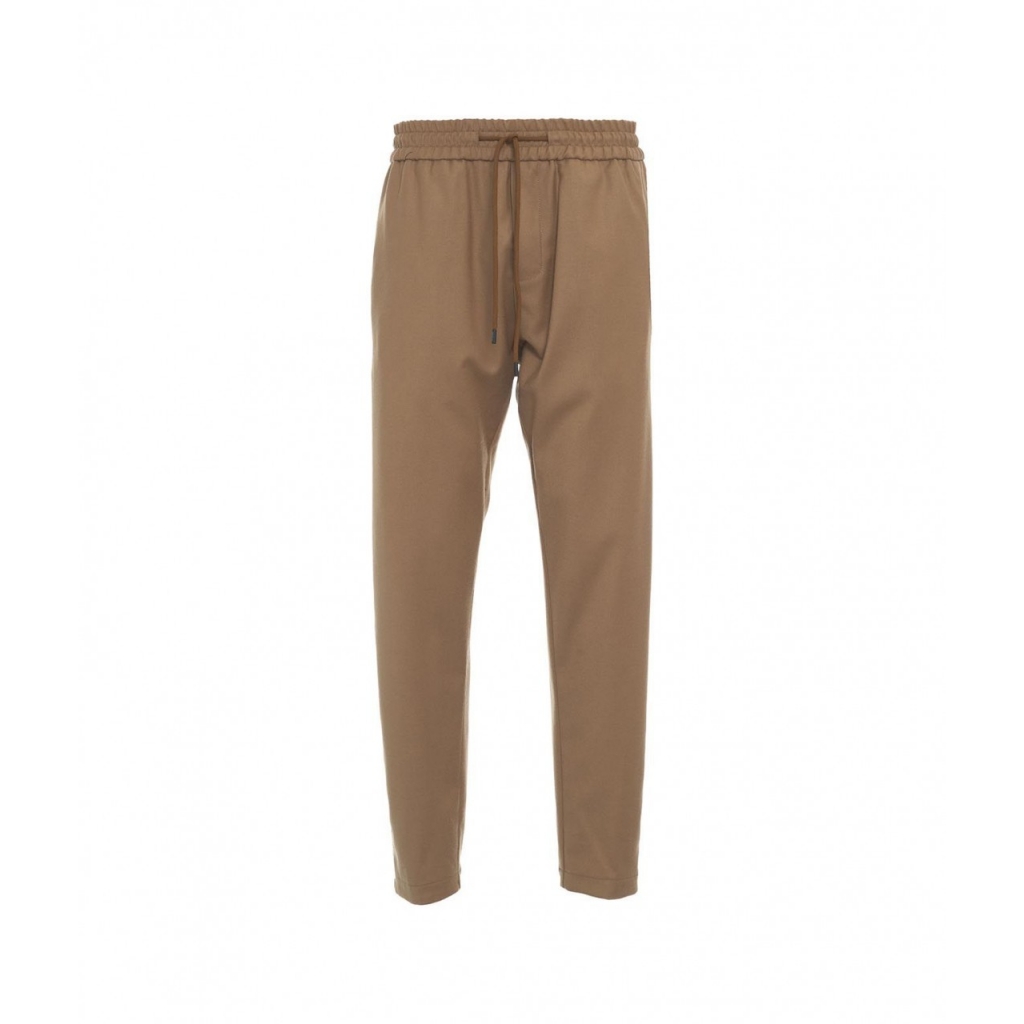 Pantaloni chino in flanella Yuri marrone