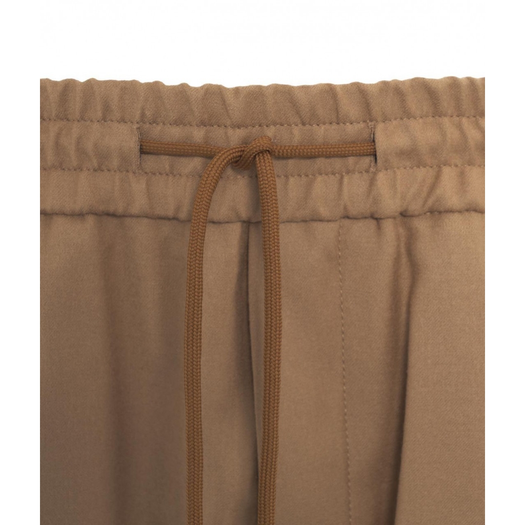 Pantaloni chino in flanella Yuri marrone