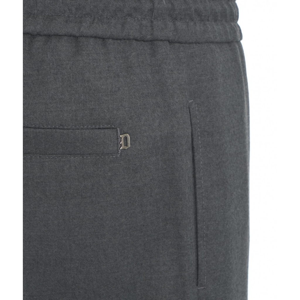 Pantaloni chino in flanella Yuri grigio
