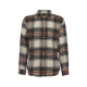 Camicia di flanella a quadri Arc nero